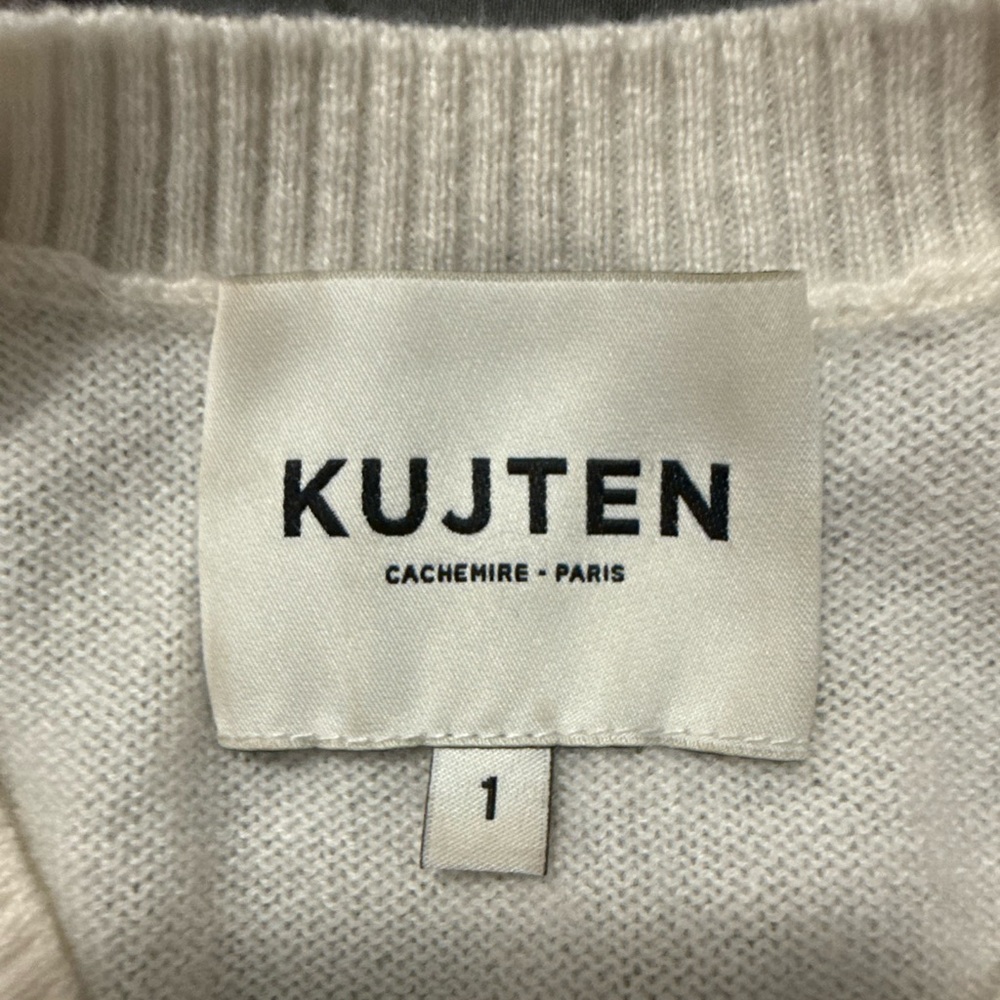 Kultivate Cream Sweater with Multicolor LOVE Design - Picture 2 of 6